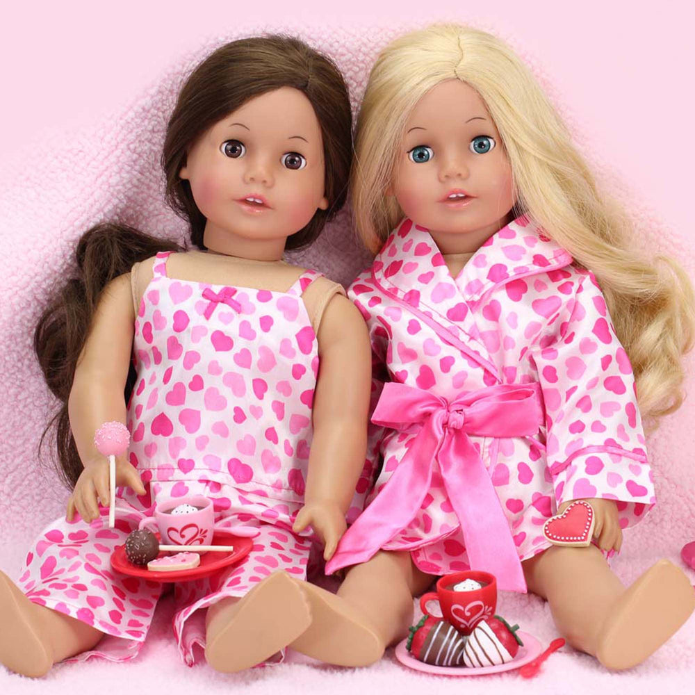 Sophia's - 18" Doll - Warm Your Heart Hot Cocoa &  Sweets Set - Light Pink